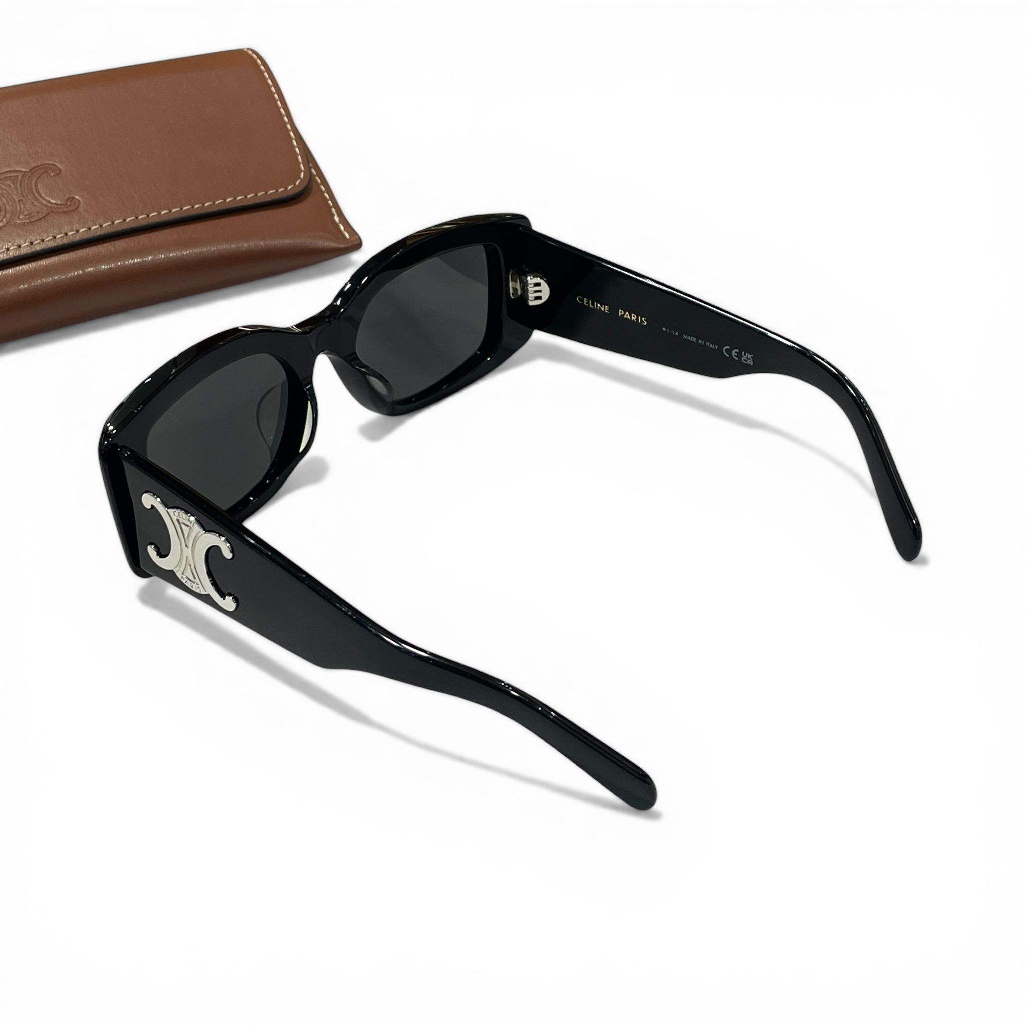 95%NEW二手CELINE太陽眼鏡 CL40282U TRIOMPHE 凱旋門黑色框 #香榭站正品