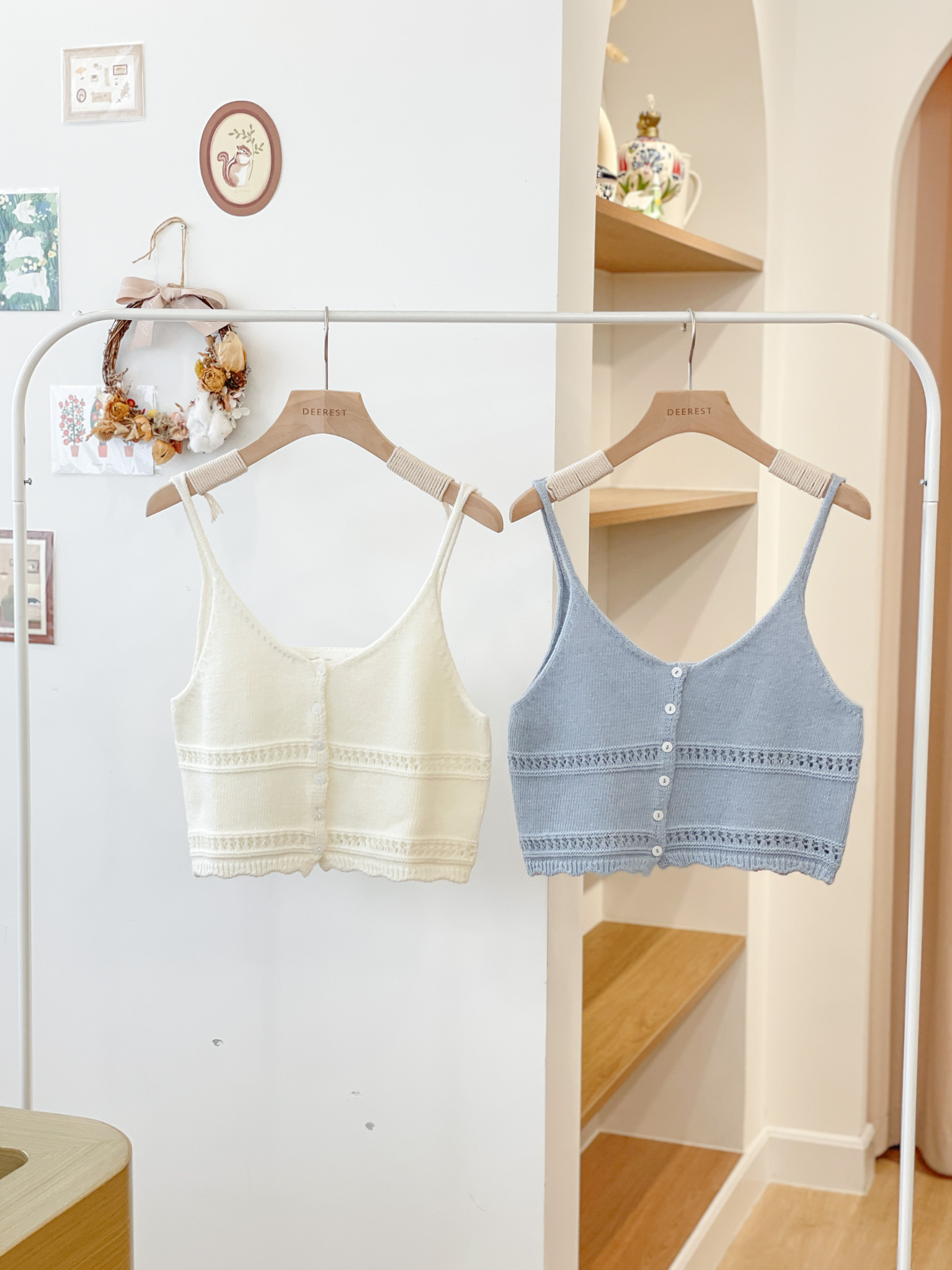 T1496 Bluebird Knit Tank Top