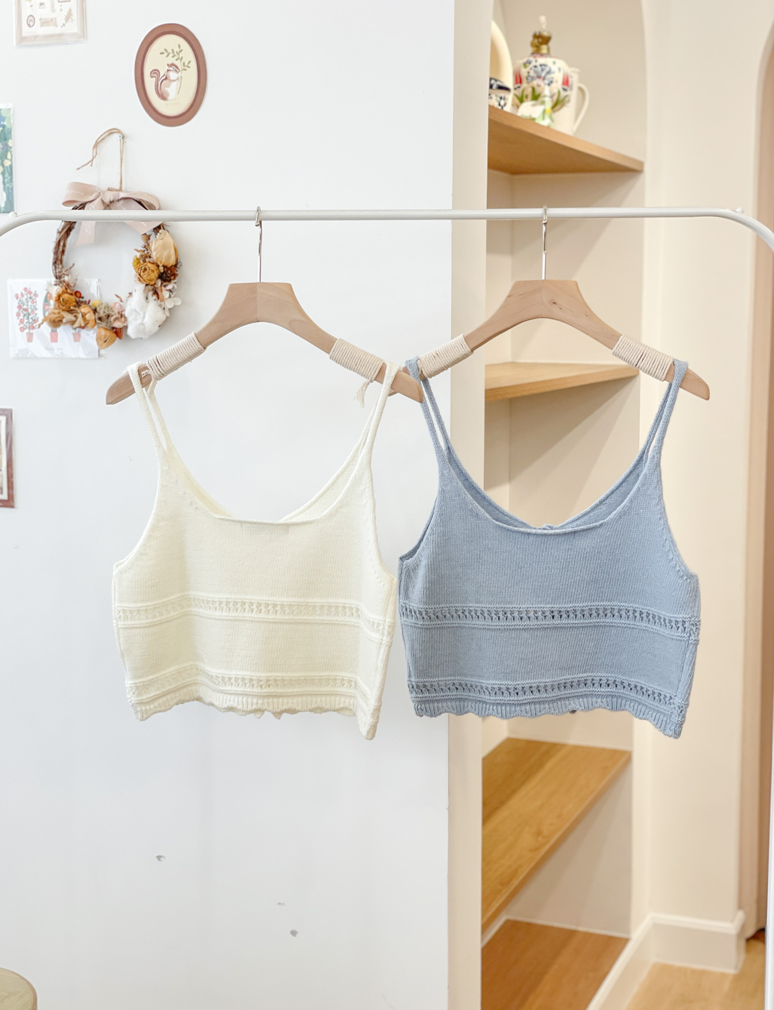 T1496 Bluebird Knit Tank Top