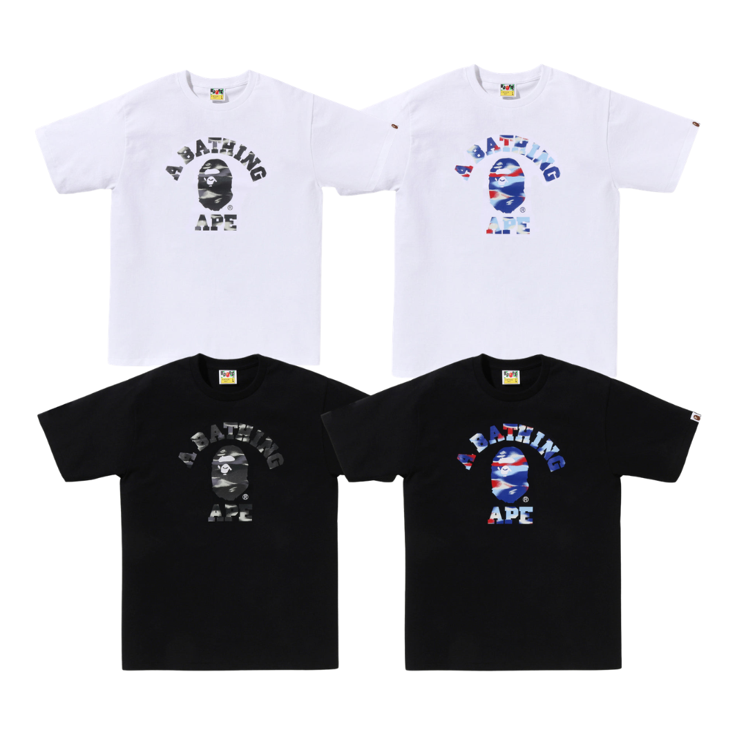 『代購商品』2026SS A BATHING APE BAPE Screen Camo College Tee 小頭 短T