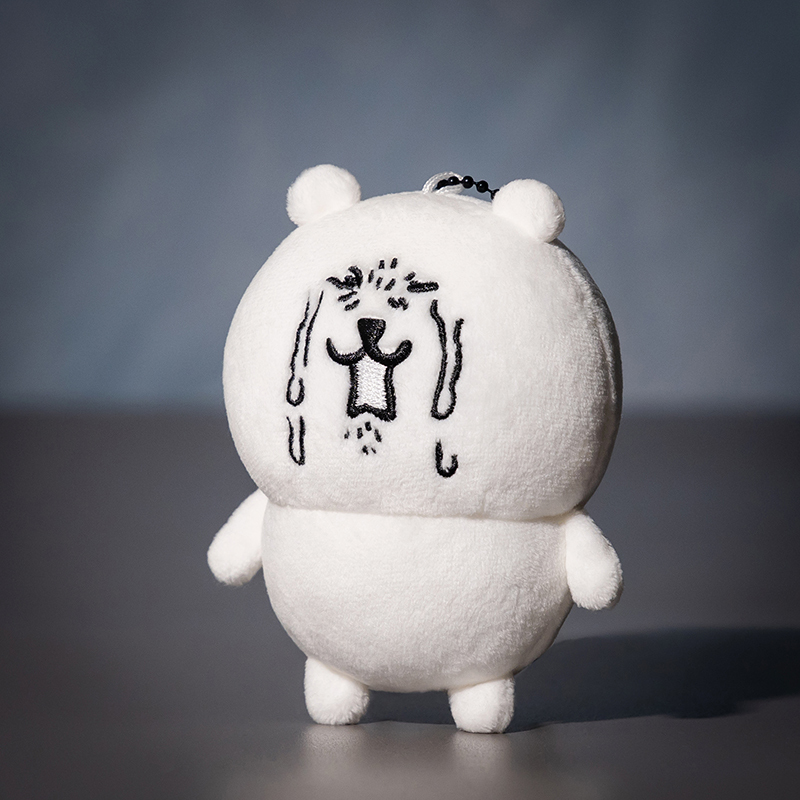 預訂｜白熊 淚流滿面公仔吊飾