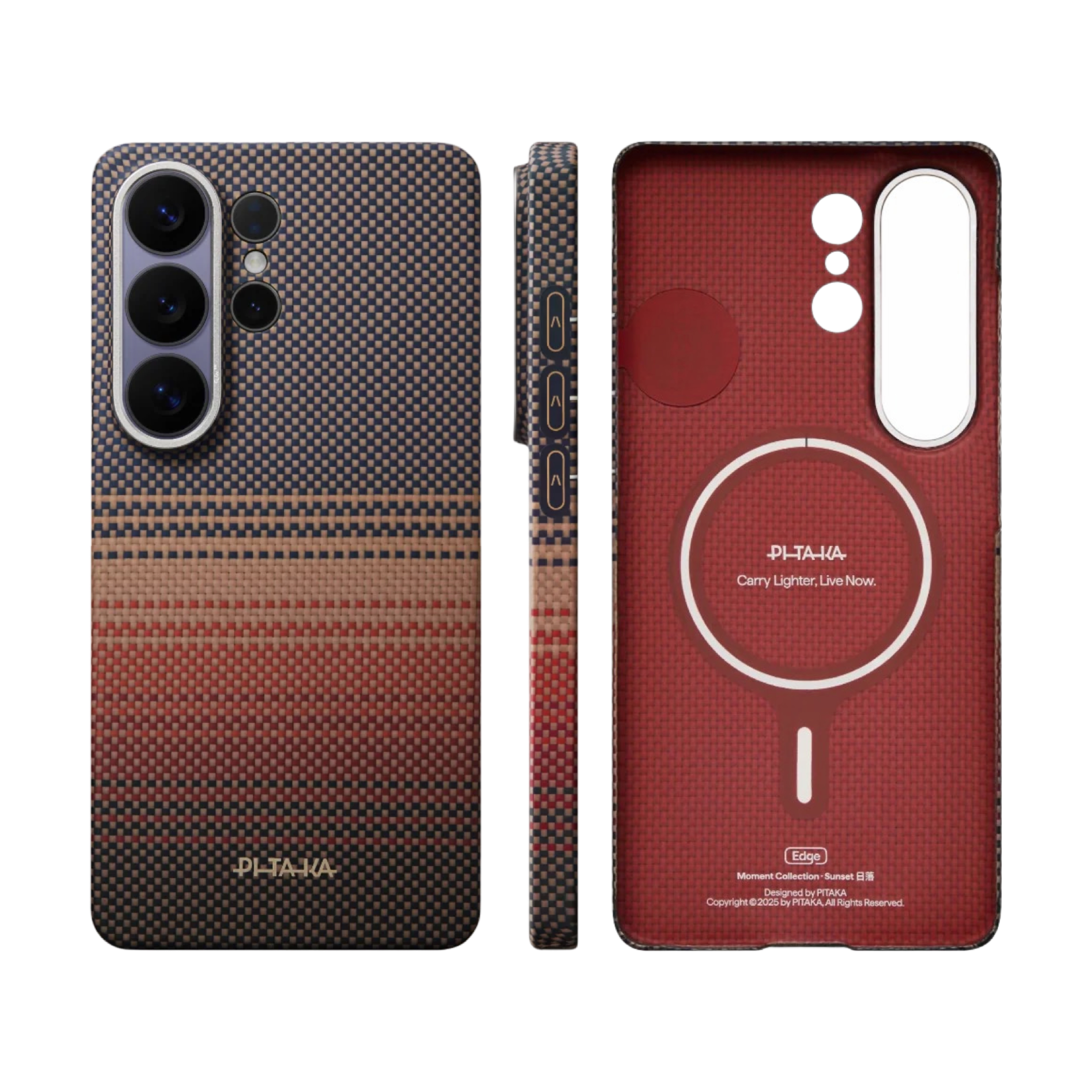 Pitaka Galaxy S26 Ultra Edge 日落保護殼 (Aaron Button)