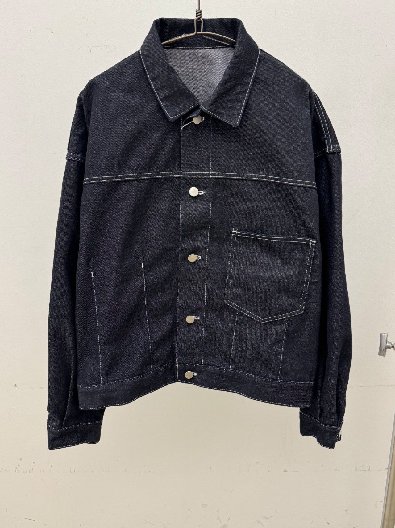 淨色開胸牛仔褸 FARMERS-131JK