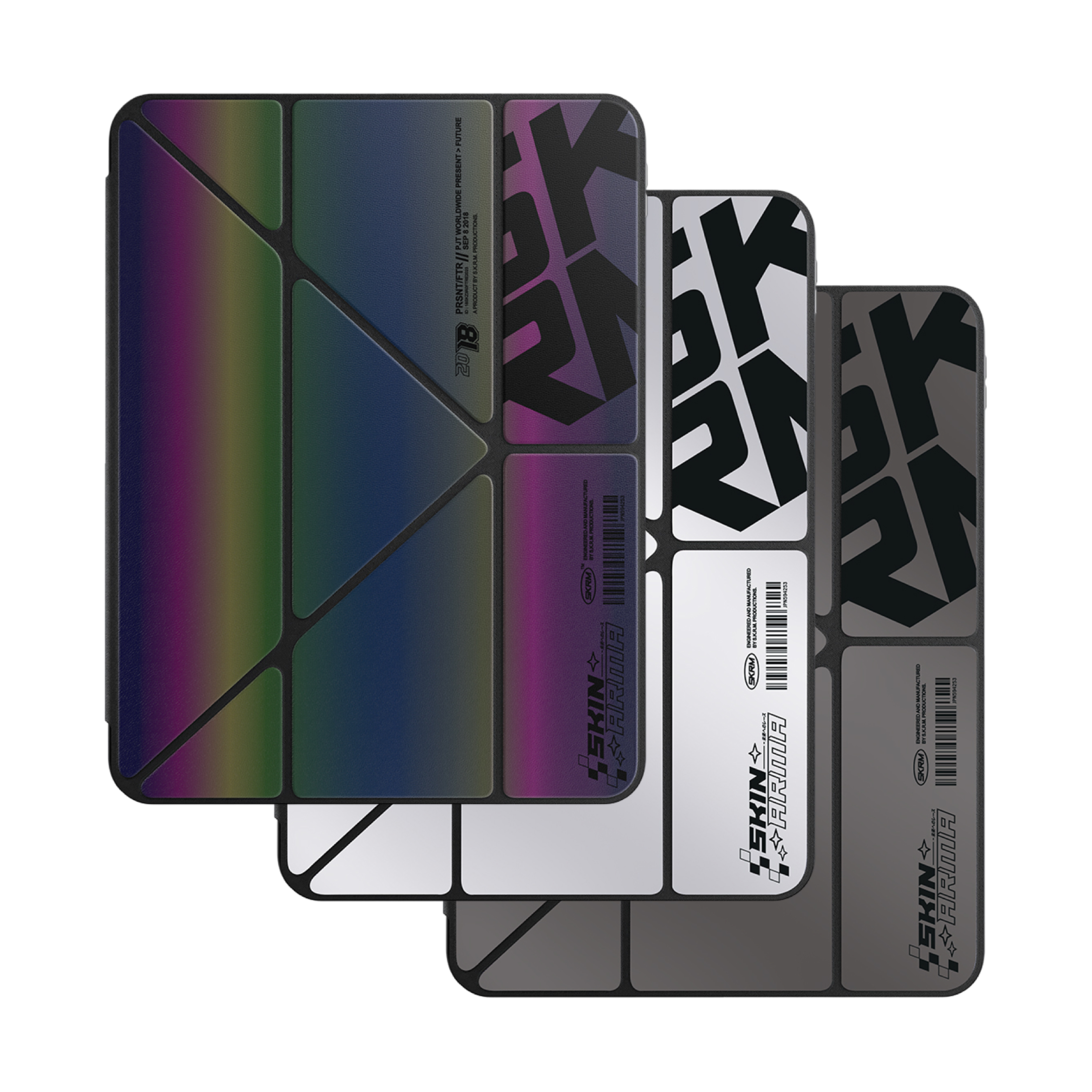 Skinarma Kira Kobai iPad Air 11" (M2/M3/M4/5代/6代) / iPad Pro 11" (2020/2022) 可拆卸式Y型折疊站立保護殼