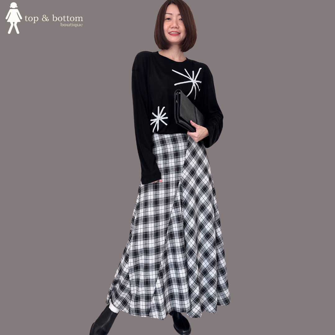 SOFT FABRIC LONG SLEEVE STAR PRINT BLOUSE