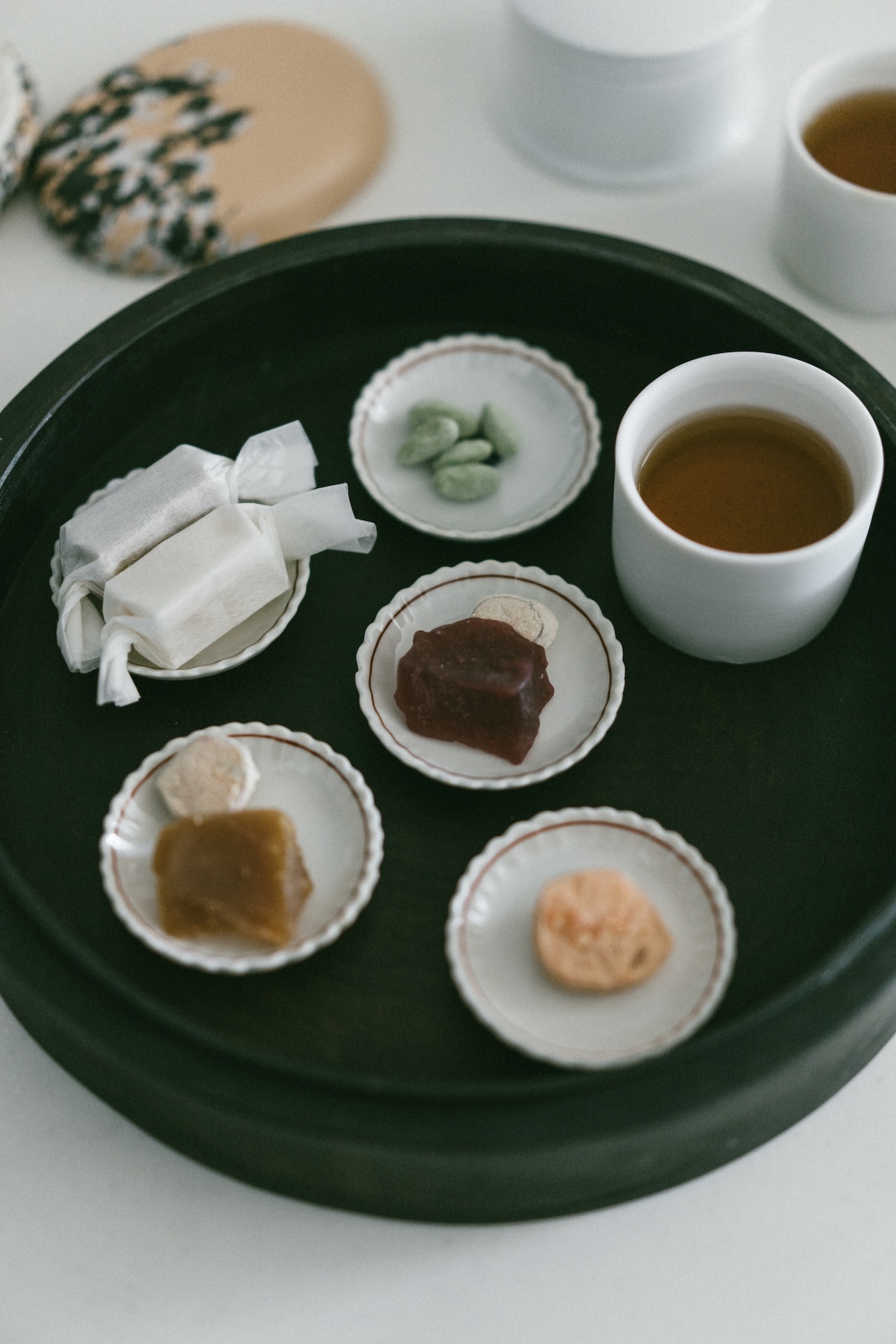 東屋春菊窯招財貓手鹽皿（5入組）