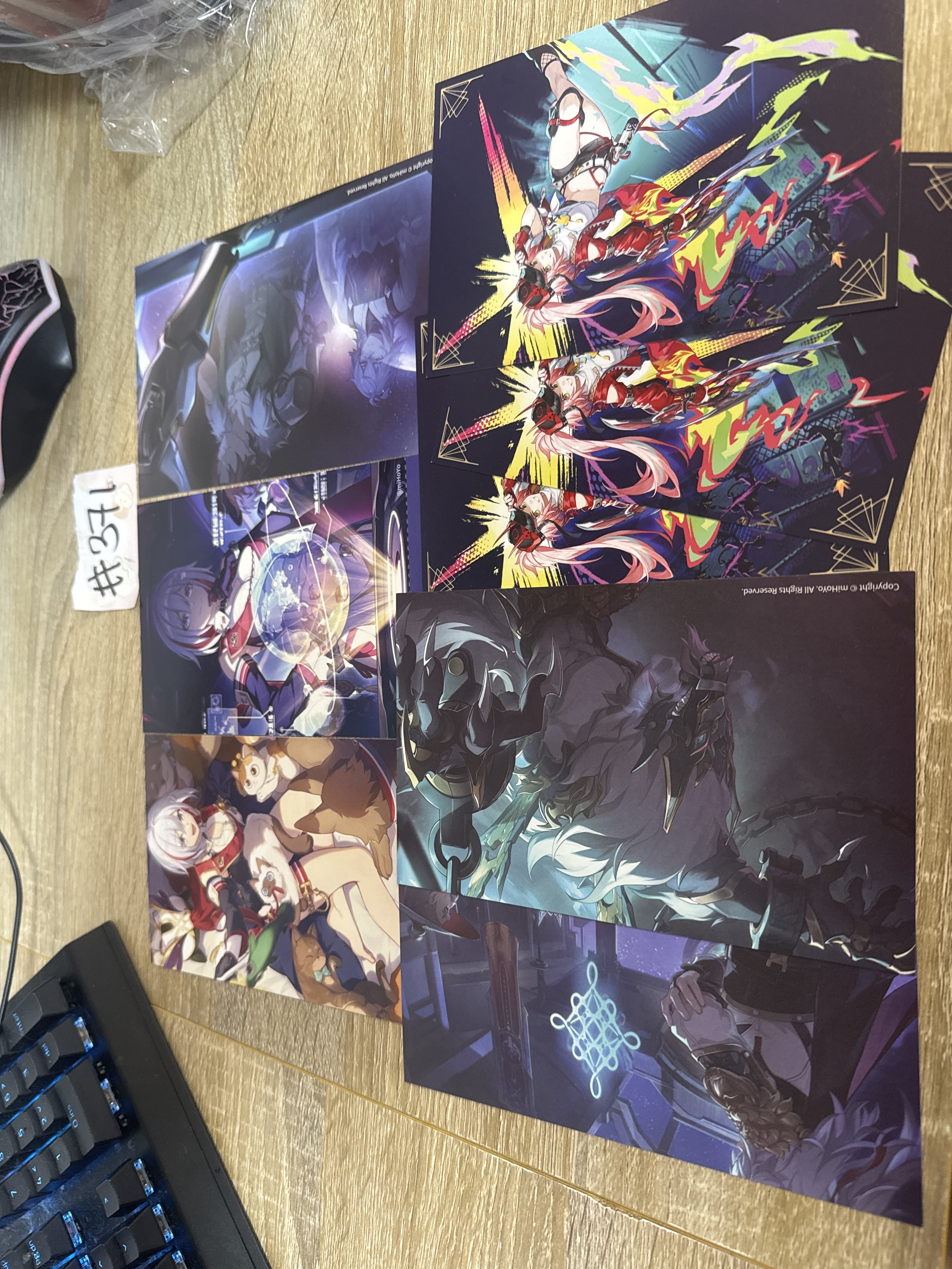 [門市限定]崩壞：星穹鐵道  多人  紙品 $5/1區 #371
