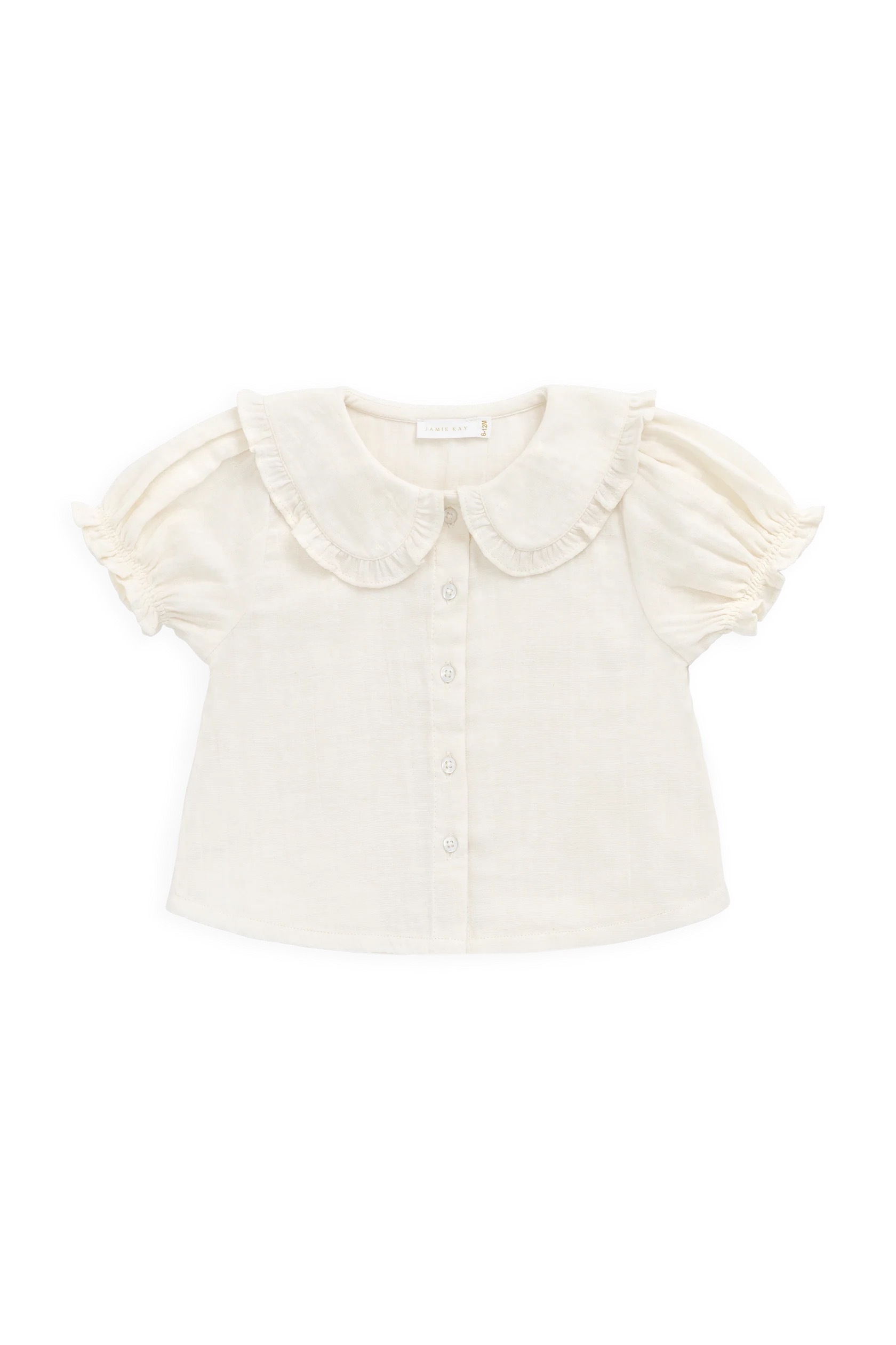 【預購】JAMIE KAY -Organic Cotton Muslin Bowie Blouse（Parchment）