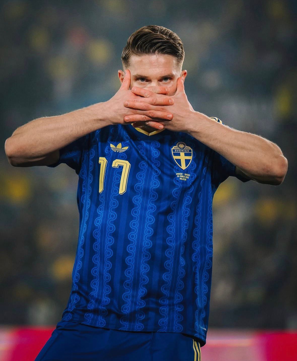 [球衣連印字] 2026 瑞典 作客球迷版