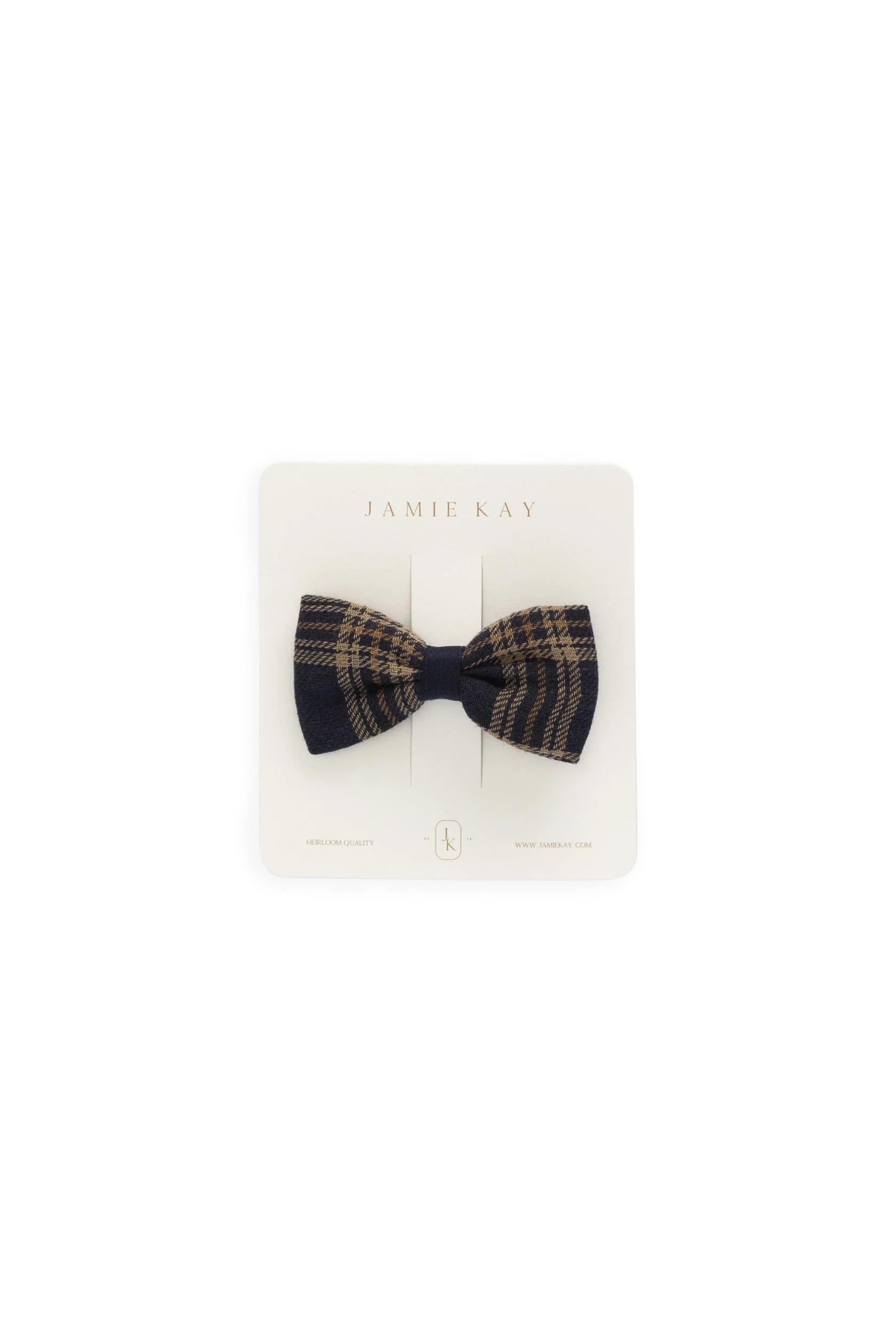【預購】JAMIE KAY -Organic Cotton Desiree Bow（Woodland Check）