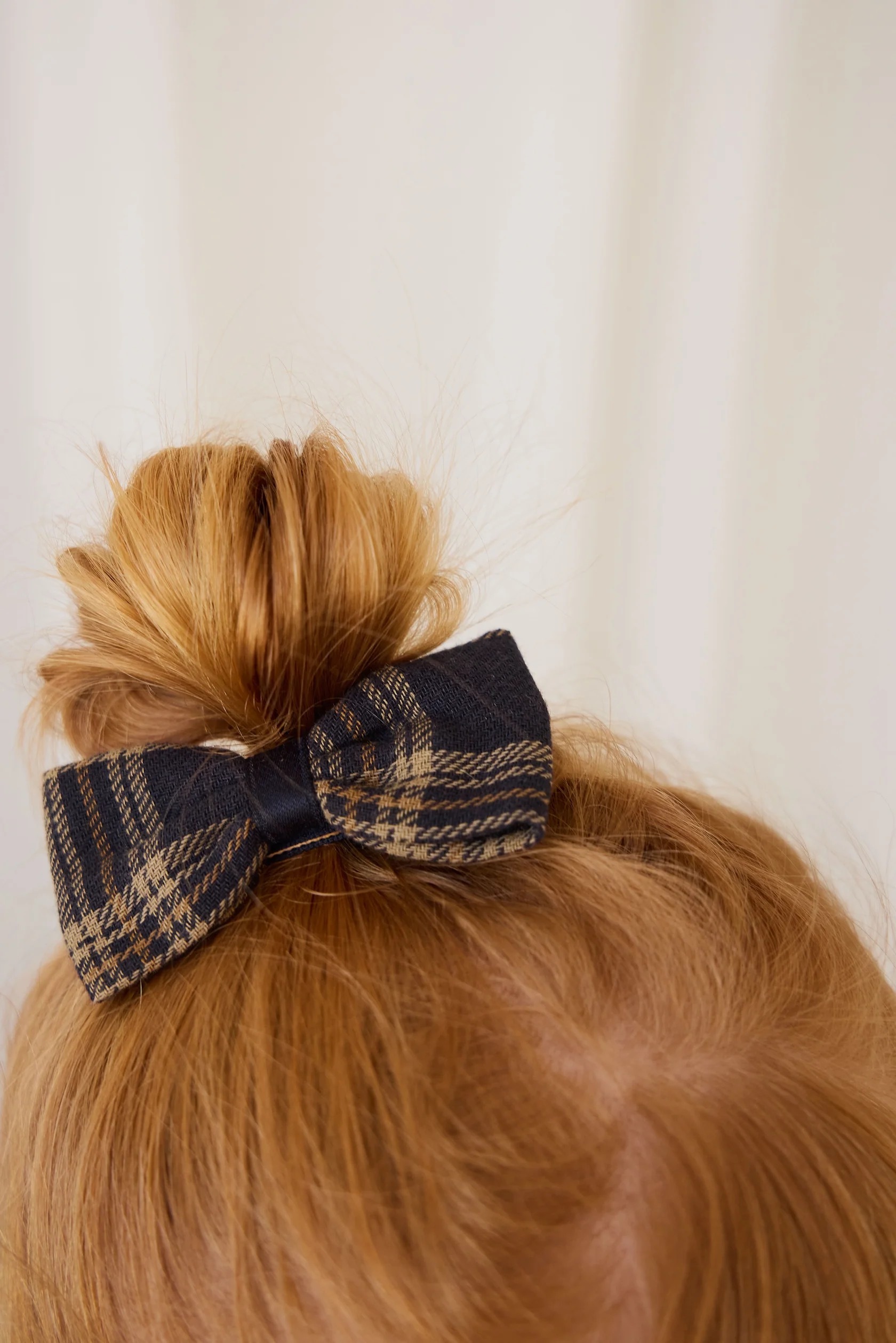 【預購】JAMIE KAY -Organic Cotton Desiree Bow（Woodland Check）