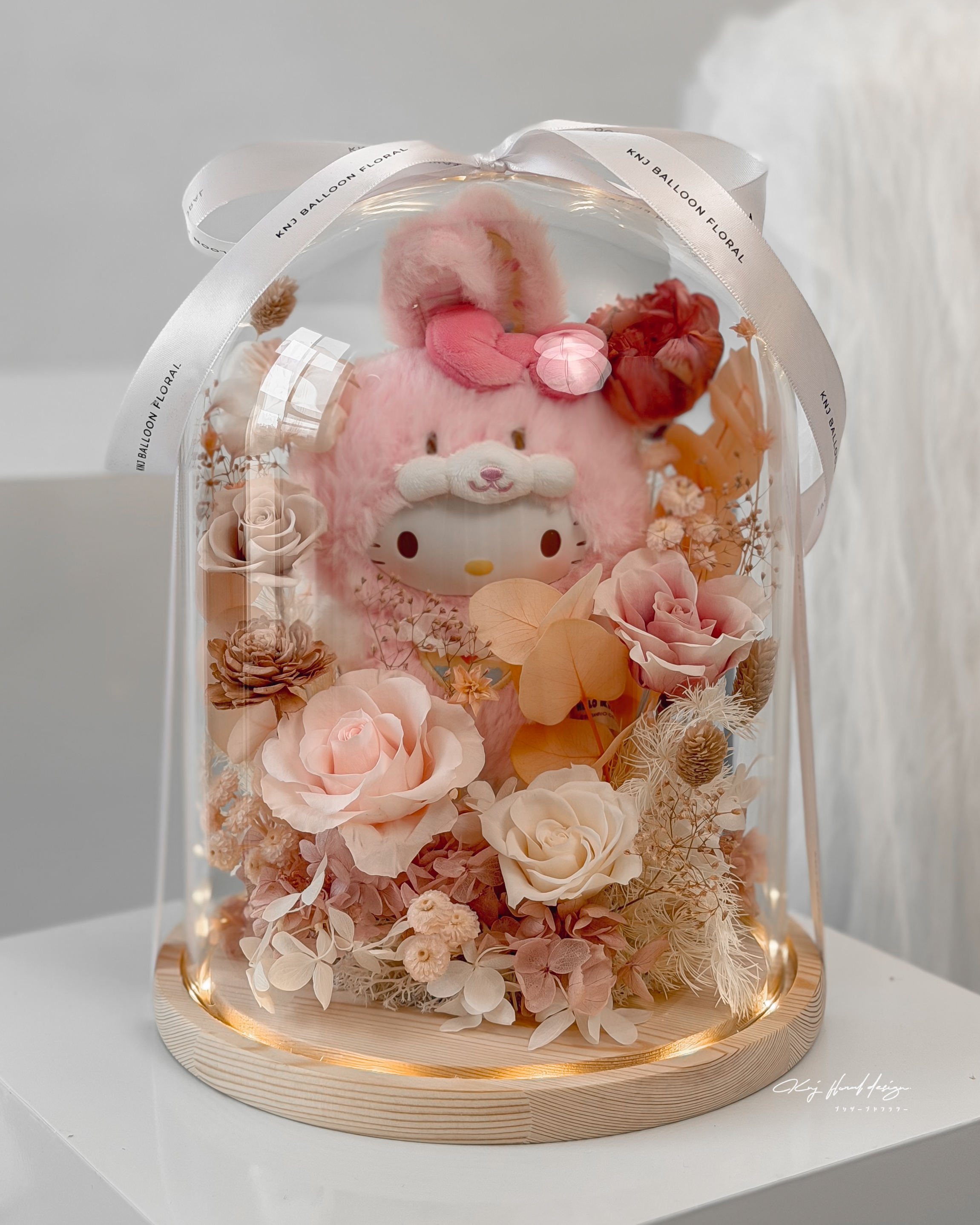 經典KITTY玻璃花盅/L號