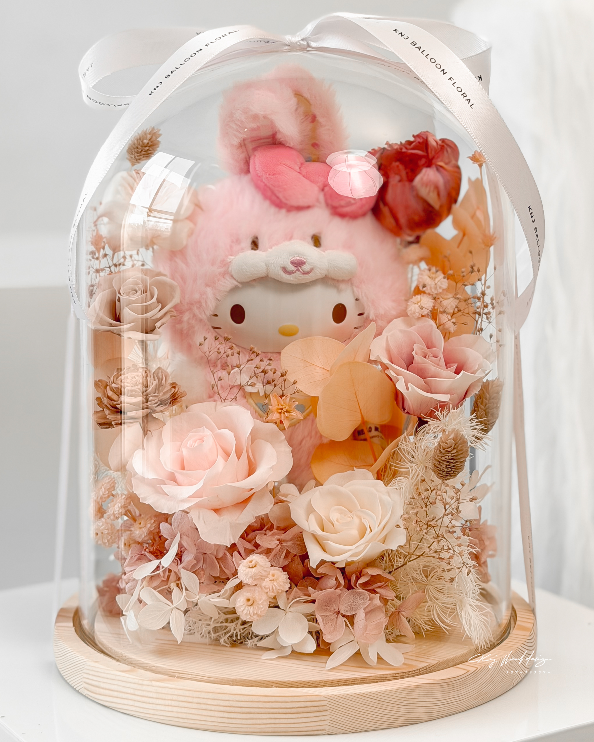 經典KITTY玻璃花盅/L號