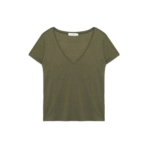 1LP0327-332 [LA PETITE ETOILE] Elvie T-Shirt Green #ELVIE-T102521Z0A/17-KAKI (EU)