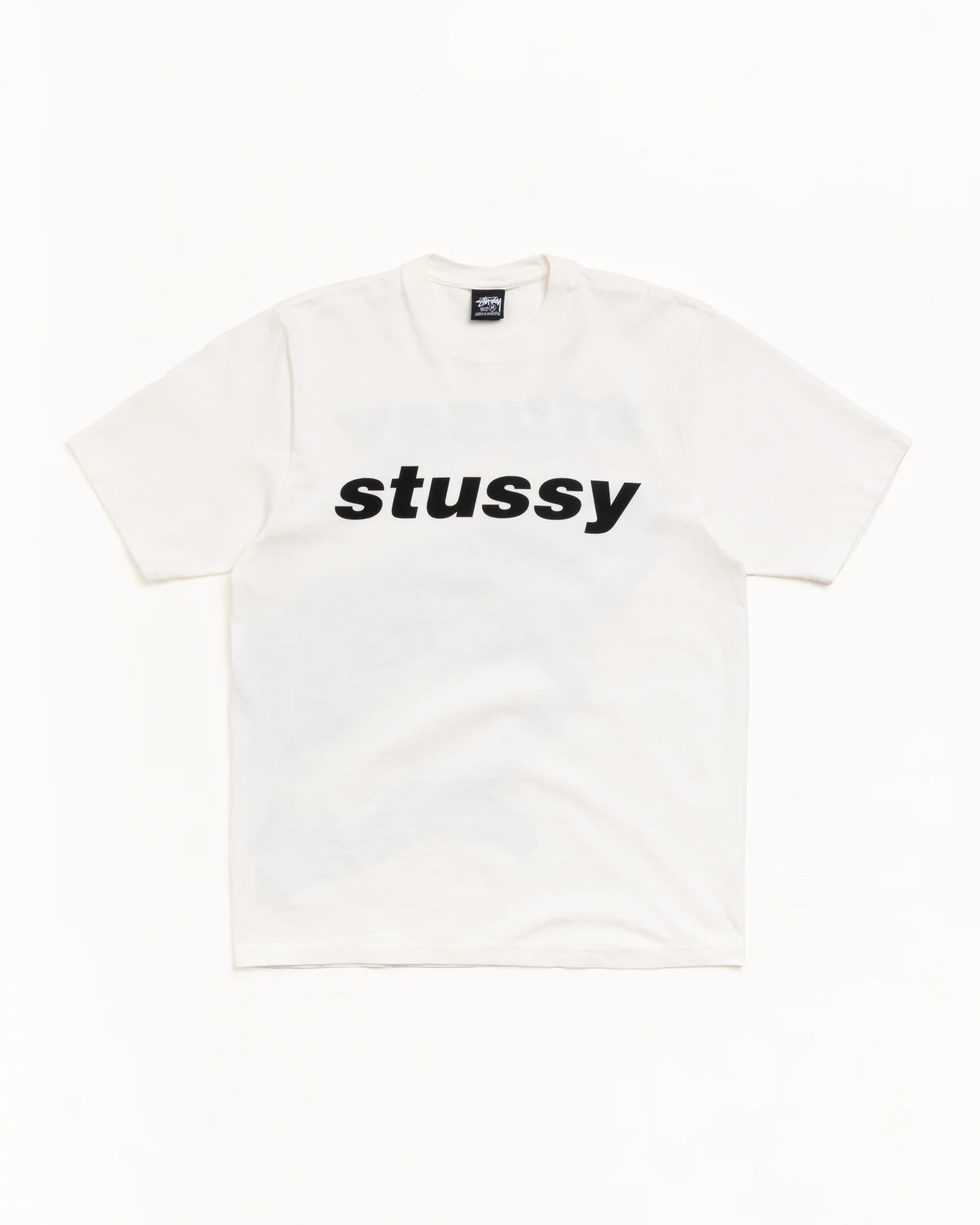STUSSY SHARK TEE PIGMENT DYED  Natural 大白鯊 米白色