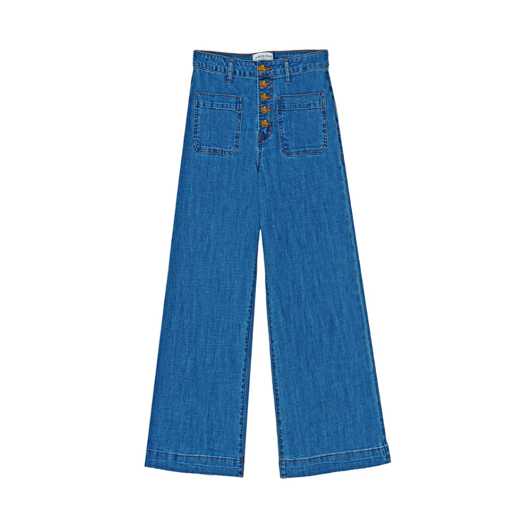 1LP0327-286 [LA PETITE ETOILE] Atlanta Wide Leg Jeans Stone #ATLANTA-P202411C3I/88-STONE (EU)