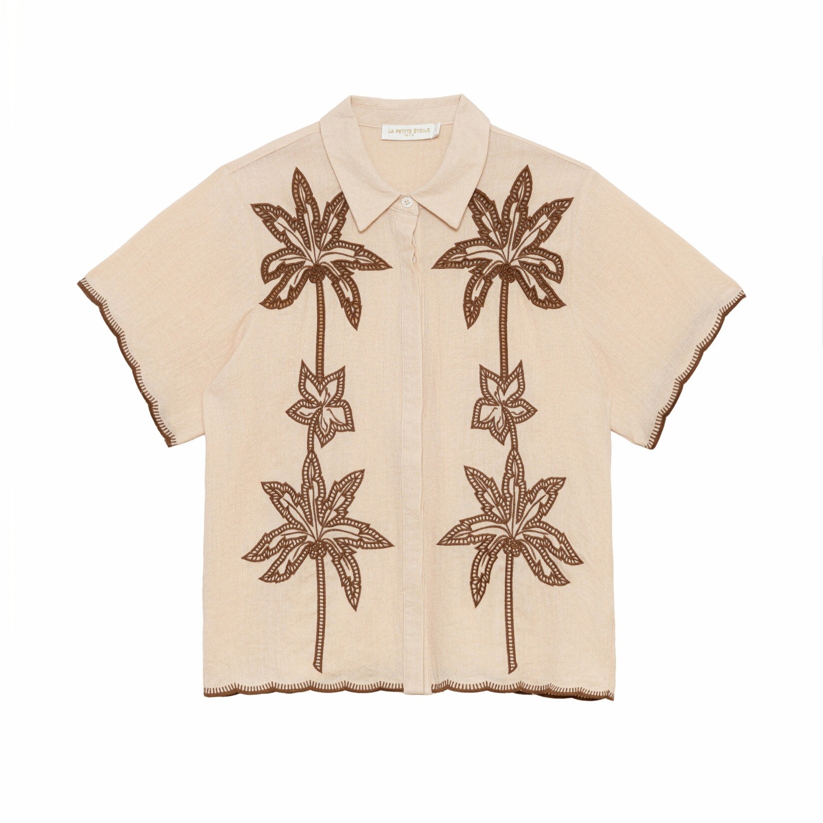 1LP0327-177 [LA PETITE ETOILE] Caren Shirt Beige #CAREN-C202613V4A/13-BEIGE/MARRON (EU)