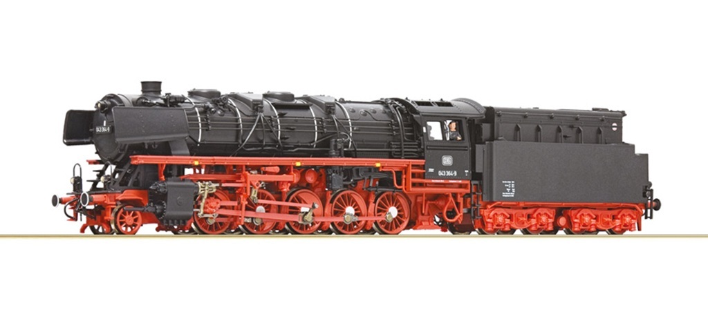 Roco 7100018 HO規 德國聯邦鐵路 (DB) BR 043 型蒸汽機車，第四時代