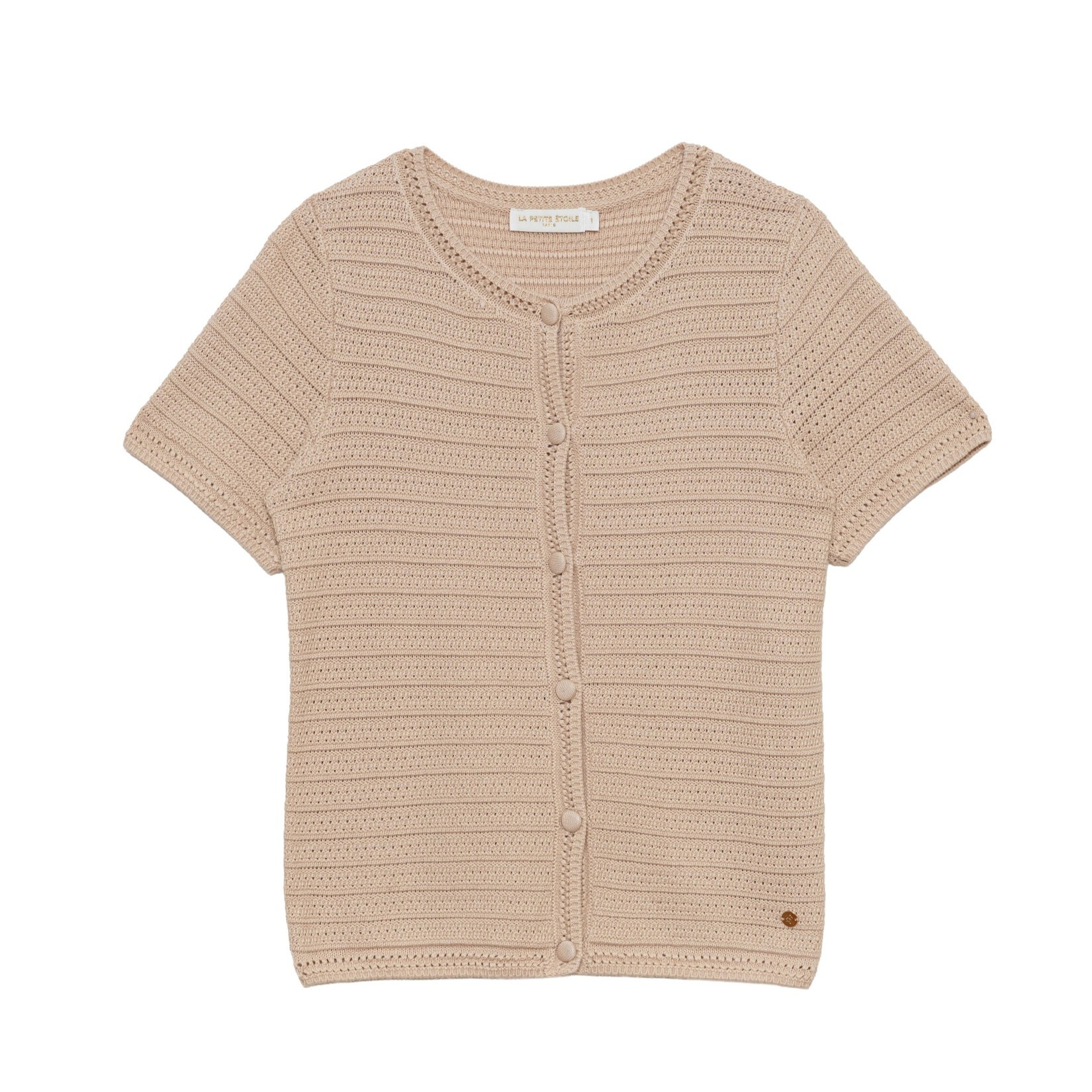 1LP0327-182 [LA PETITE ETOILE] Maeline Cardigan Beige #MAELINE-M222613C0A/13-BEIGE (EU)