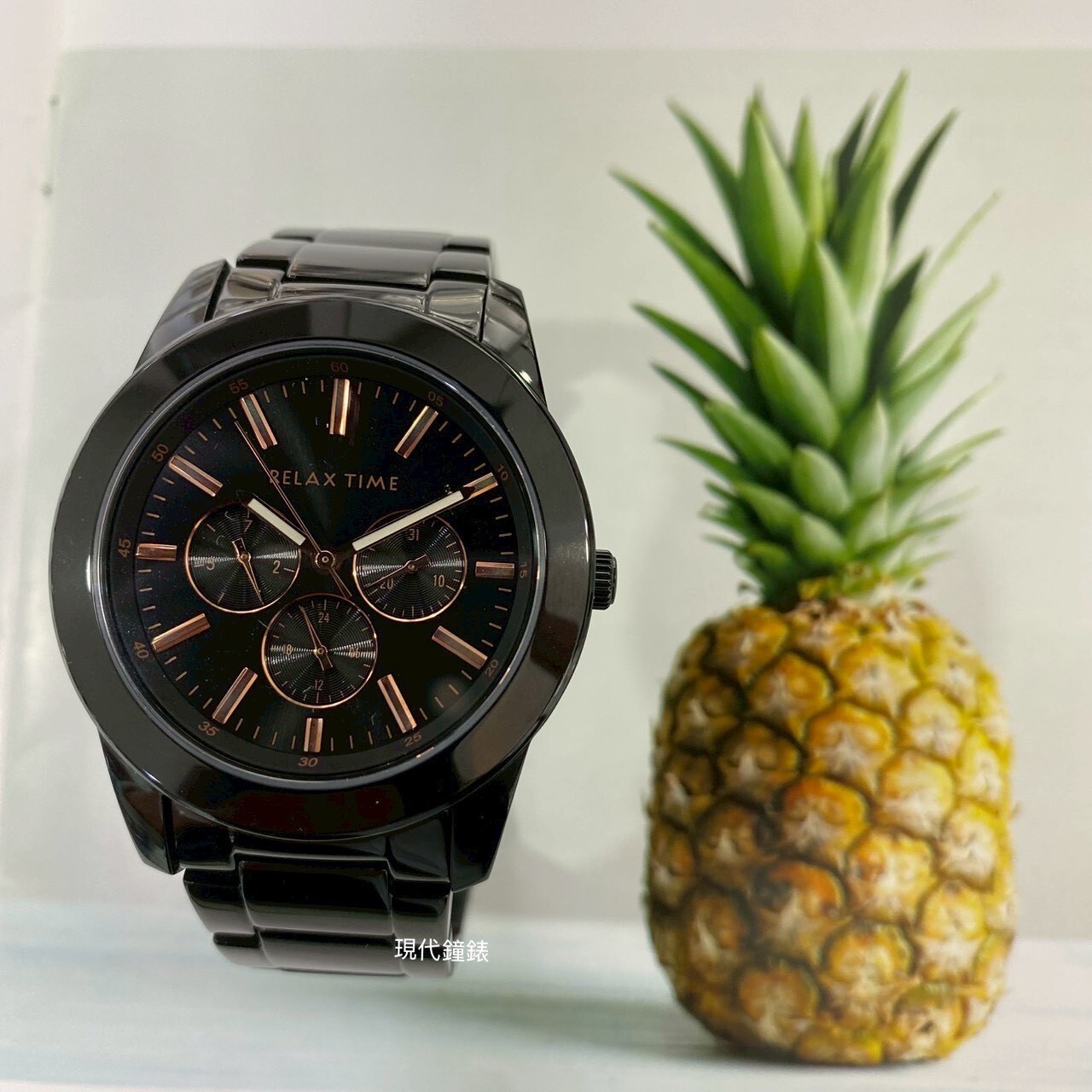 【RELAX TIME】三眼時尚腕錶R0800-16-10X  42mm現代鐘錶