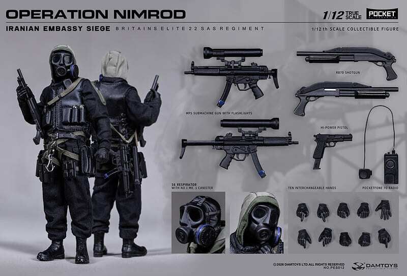 預購26/Q4 DAMTOYS 代理版 可動 英國特別空勤團反恐大隊 獵人行動 普通版 NO.PES012