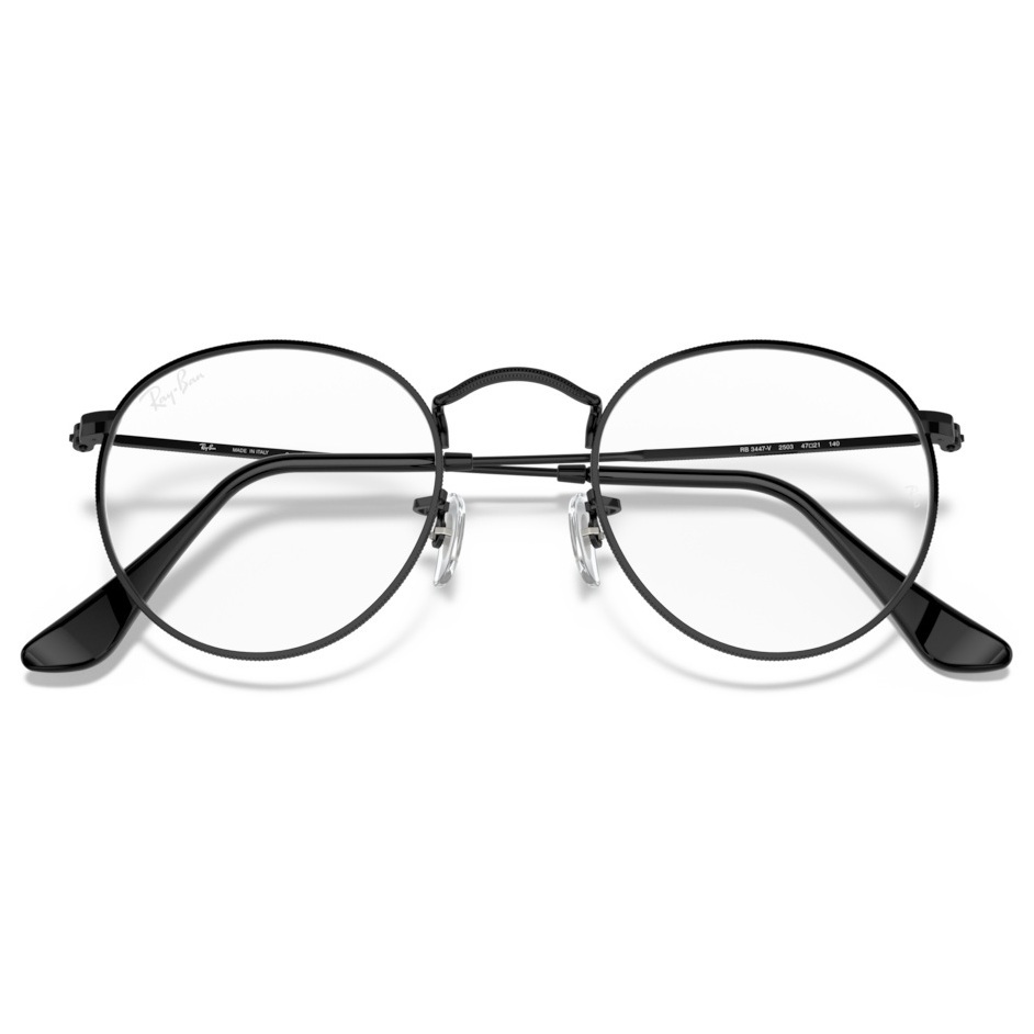 【RayBan】RB3447V 2503-50mm 復古圓框光學眼鏡♣
