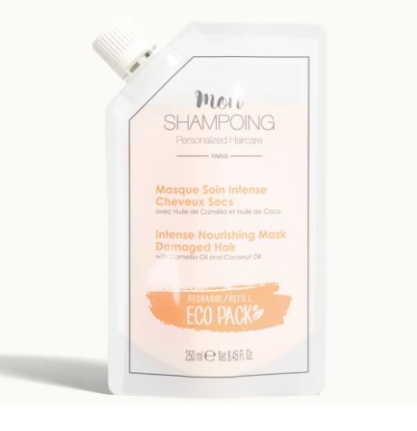 1MS0329-028 [MON SHAMPOING] Eco Pack Refill - Intense Care Mask - For Thick & Damaged Hair 250ml (EU)