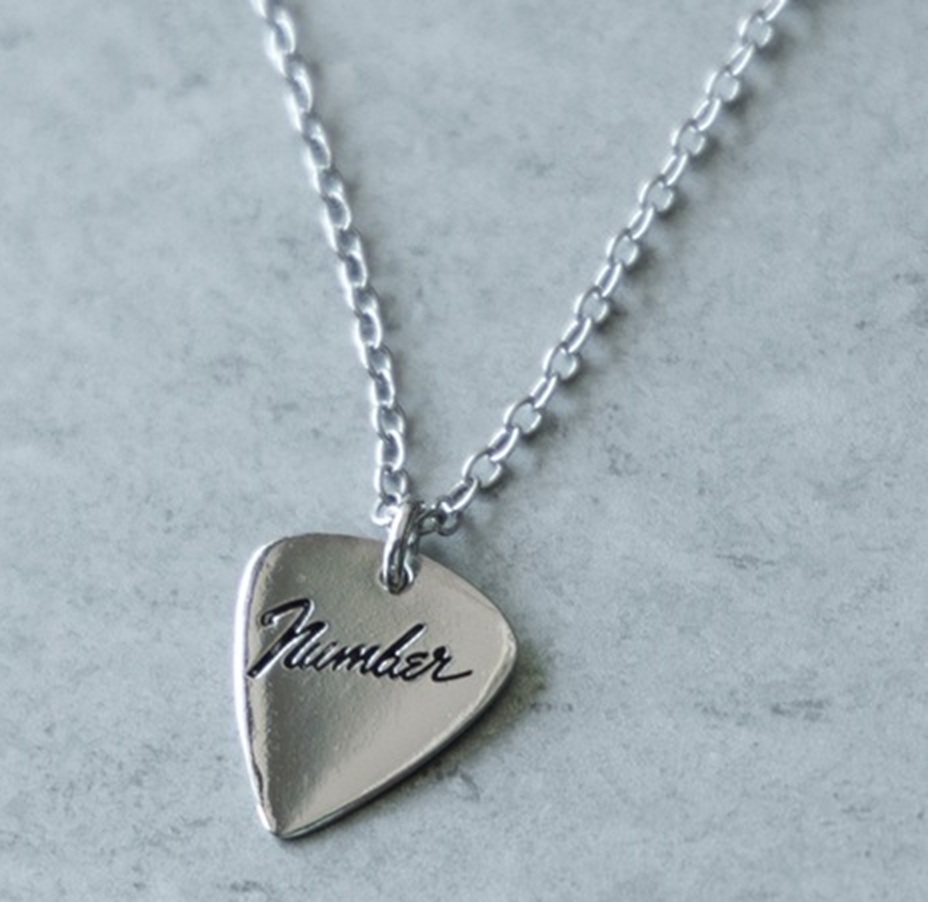 NUMBER NINE LOGO PICK MOTIF CHARM CHAIN NECKLACE - PRE ORDER ITEM (預訂中)