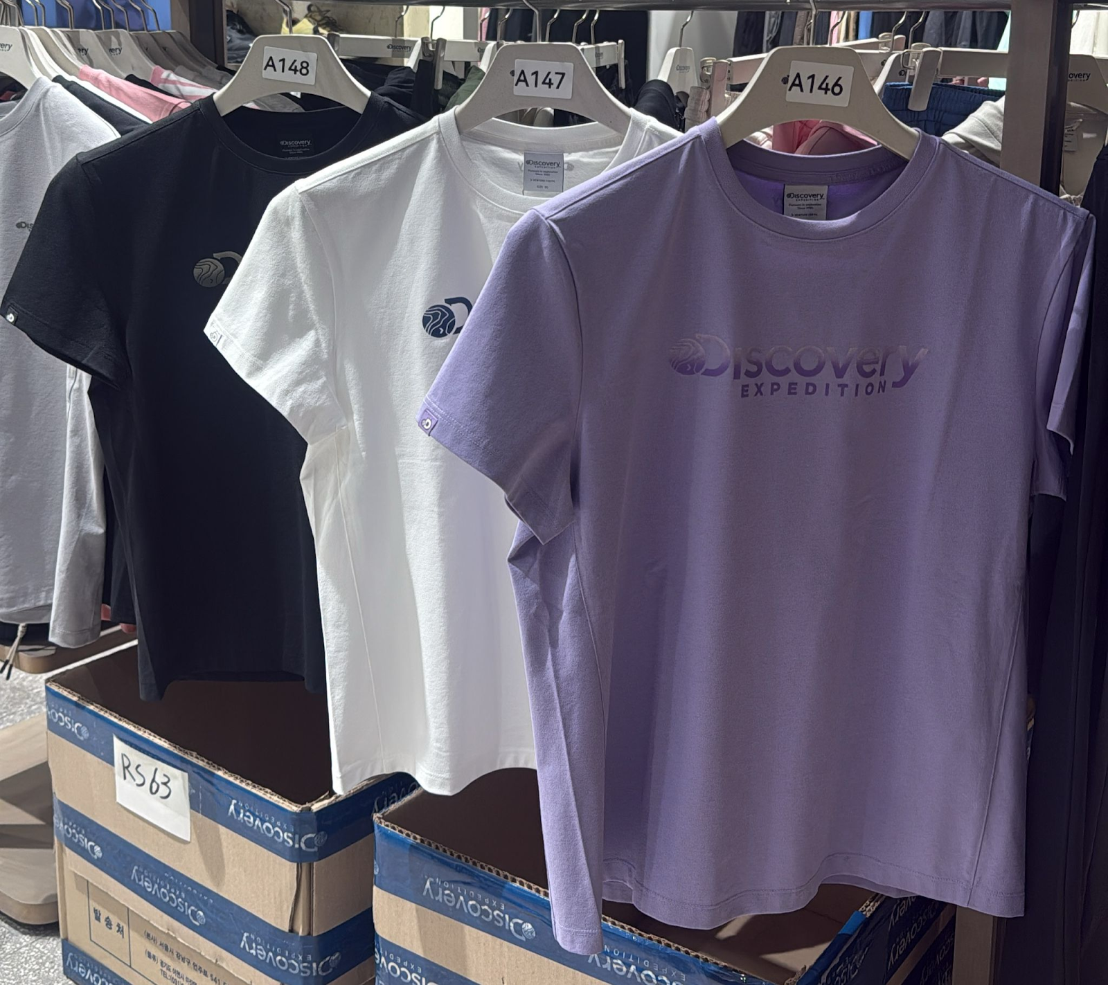 XI146 DISCOVERY 淨色漸變LOGO TEE 男裝