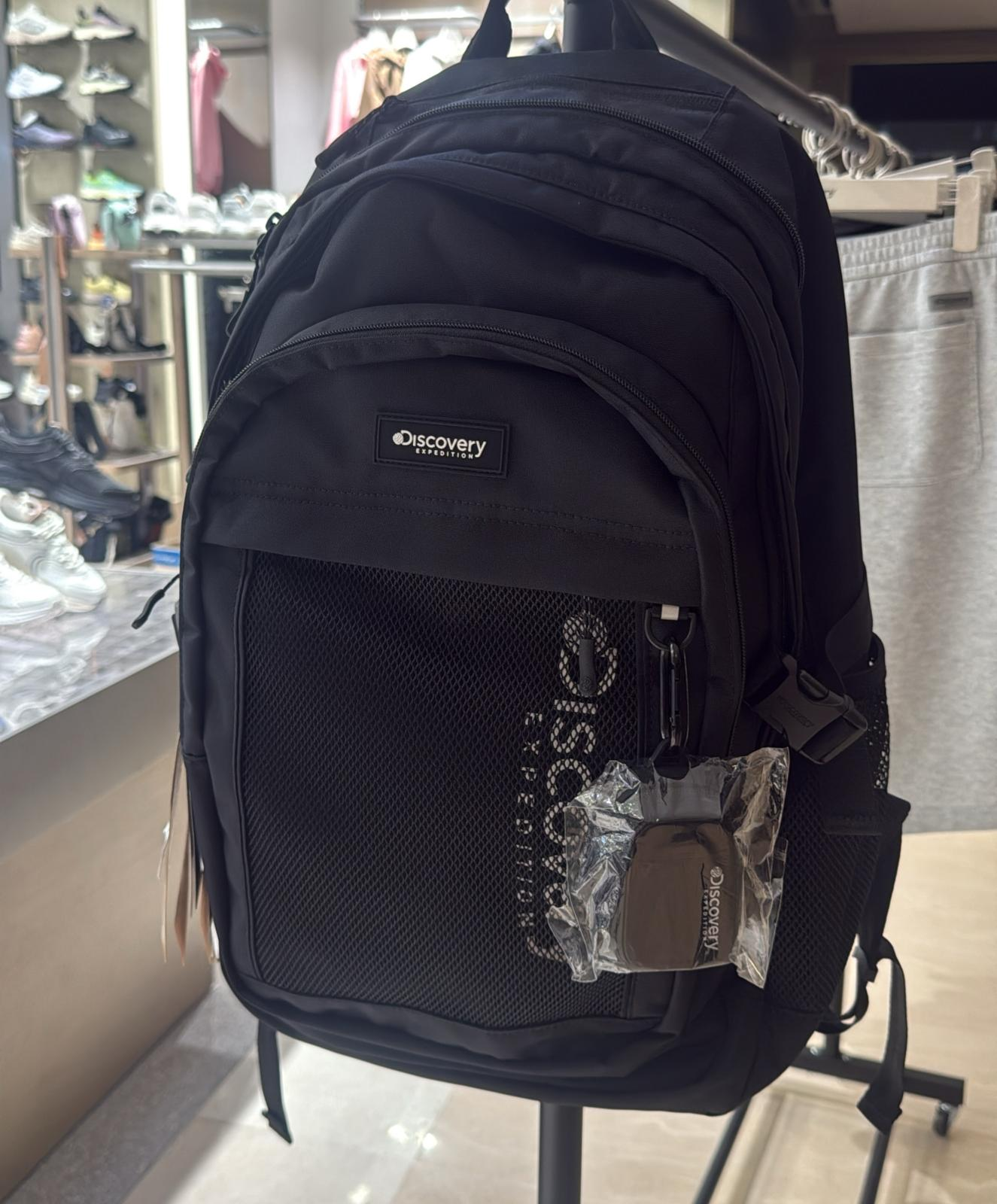 XI175 DISCOVERY 黑色大容量背包 32X50CM