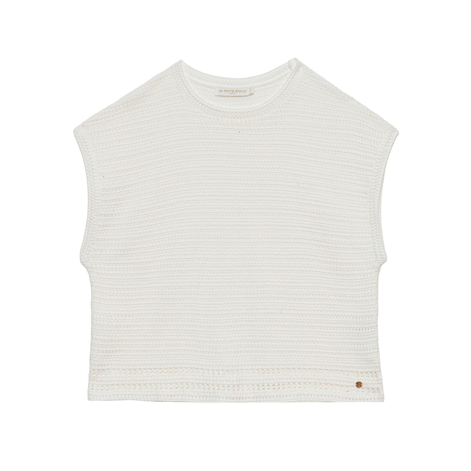 1LP0327-185 [LA PETITE ETOILE] Malina Knitwear White #MALINA-M122613C0A/11-ECRU (EU)