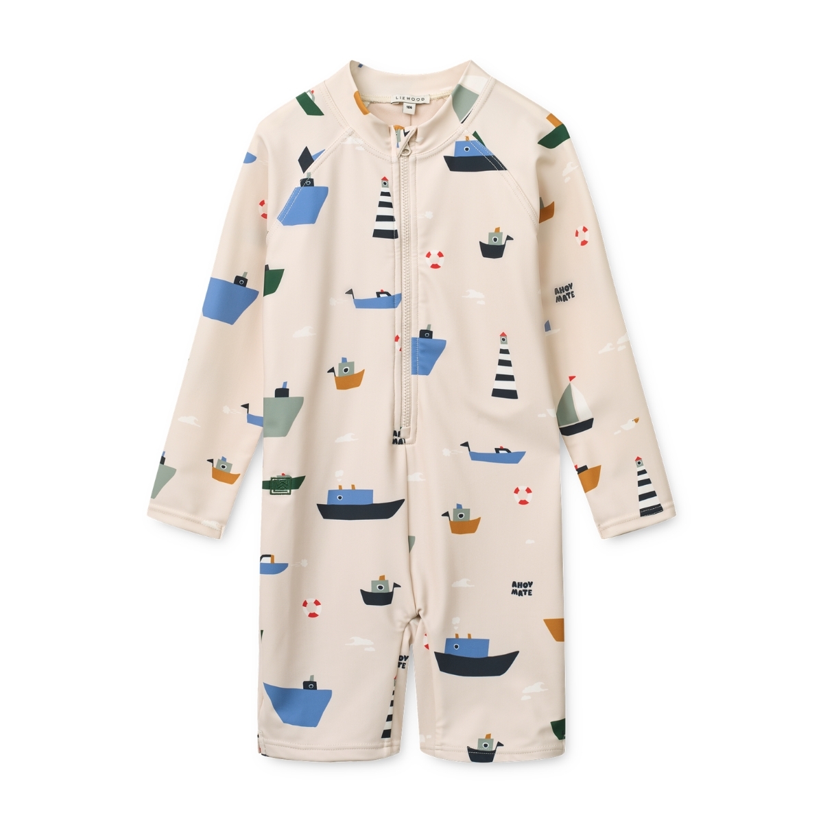 〖 Liewood 〗海洋航行防曬連身泳衣