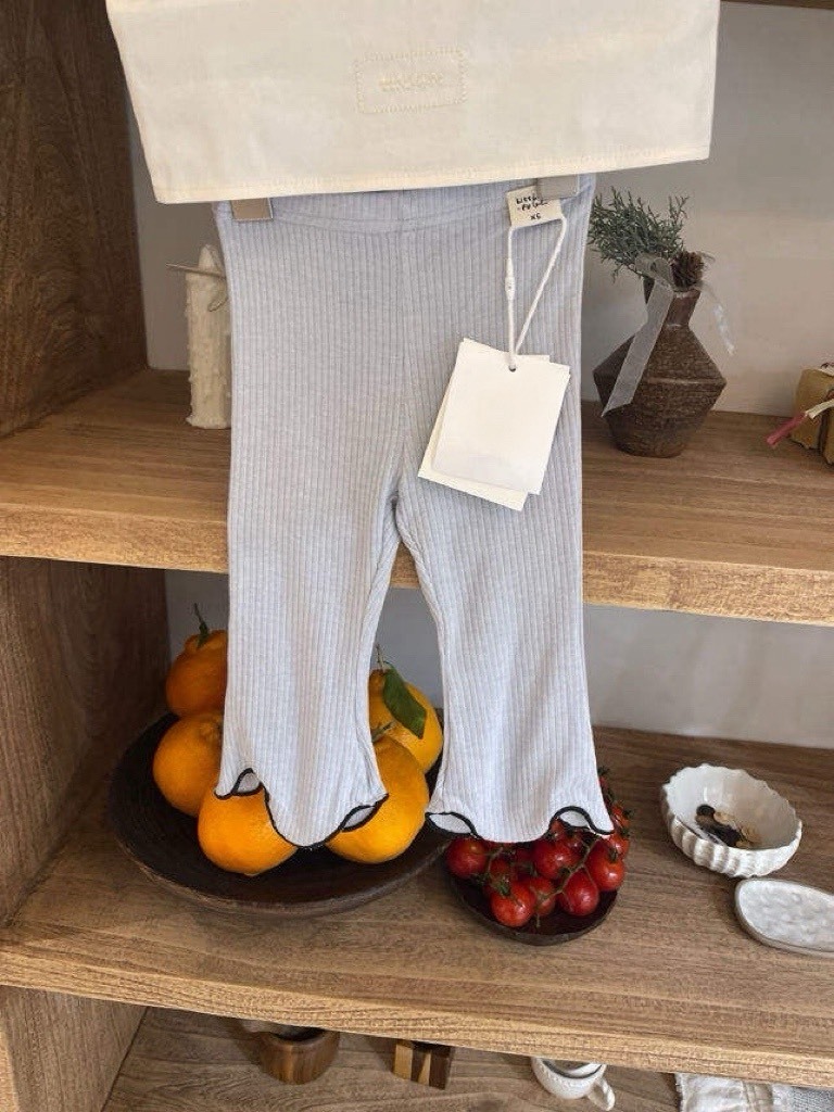 溫柔波浪邊長褲