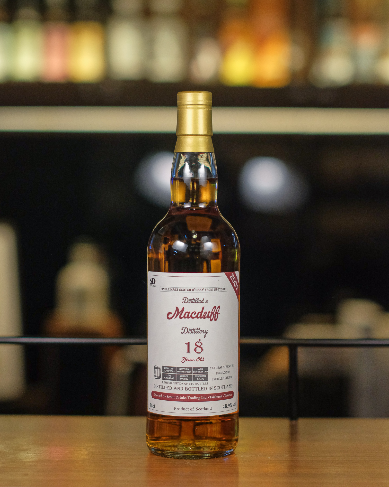 Macduff 2007/2026 18YO Hogshead #800220 48.9% Scout Drinks