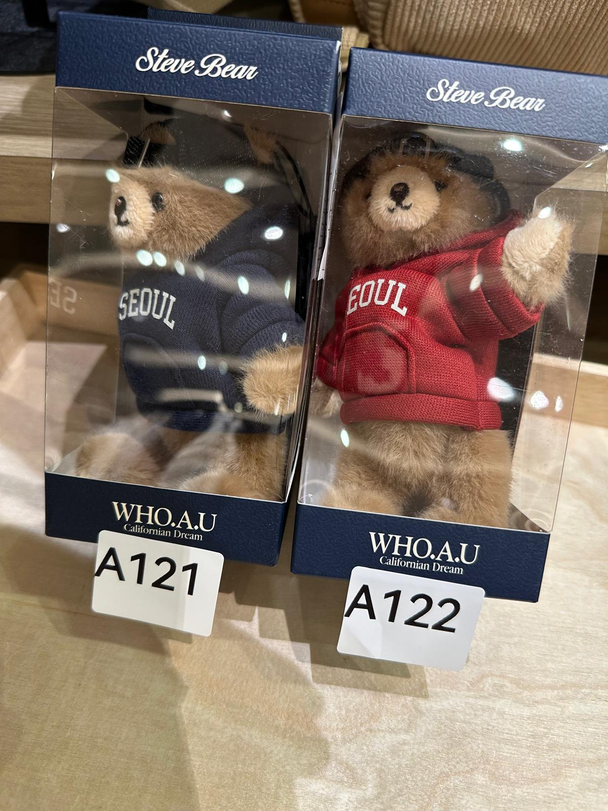 XI121 WHO A U 淨色衫仔小熊