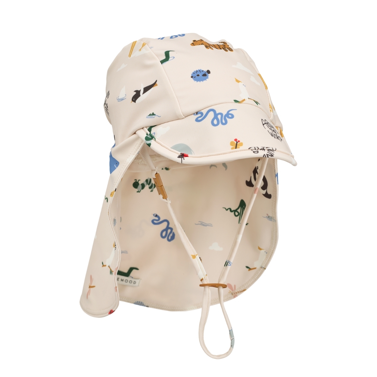 〖 Liewood 〗動物世界防曬泳帽