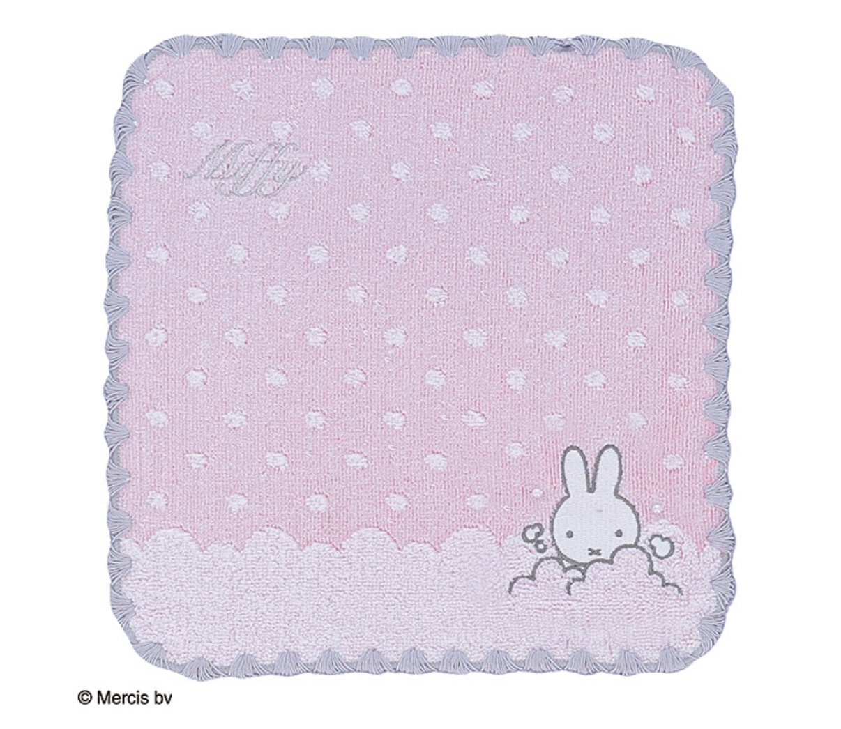 JP Miffy 超軟熟吸水刺繡方巾 30x30 防臭抗菌 浸浴粉 3887 TK260328
