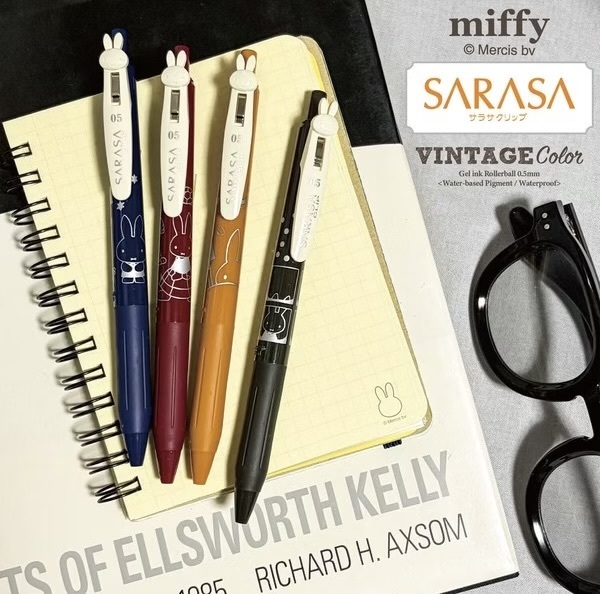 JP Sarasa x Miffy Vintage 水性原子筆套裝 4支 1340 TK260328