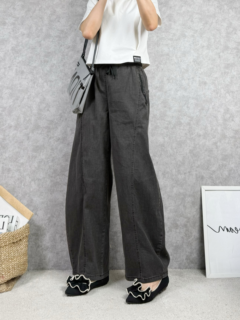 顯瘦力更強＋有型不軟塌個性彎刀褲