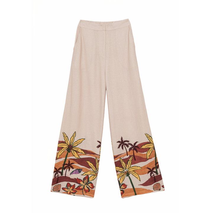 1LP0327-189 [LA PETITE ETOILE] Phila Trousers Beige #PHILA-P102613L6A/05-PAYSAGE (EU)