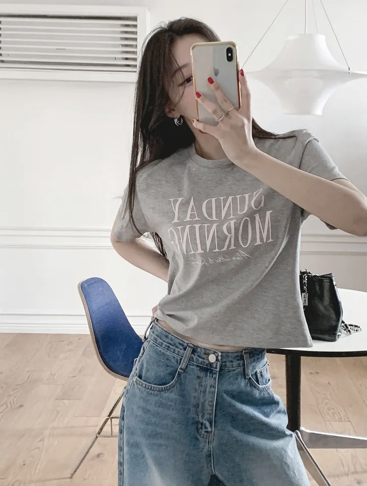 【29.3 完首批優惠價預訂】韓國 SUNDAY MORNING 短袖 TEE（3色）