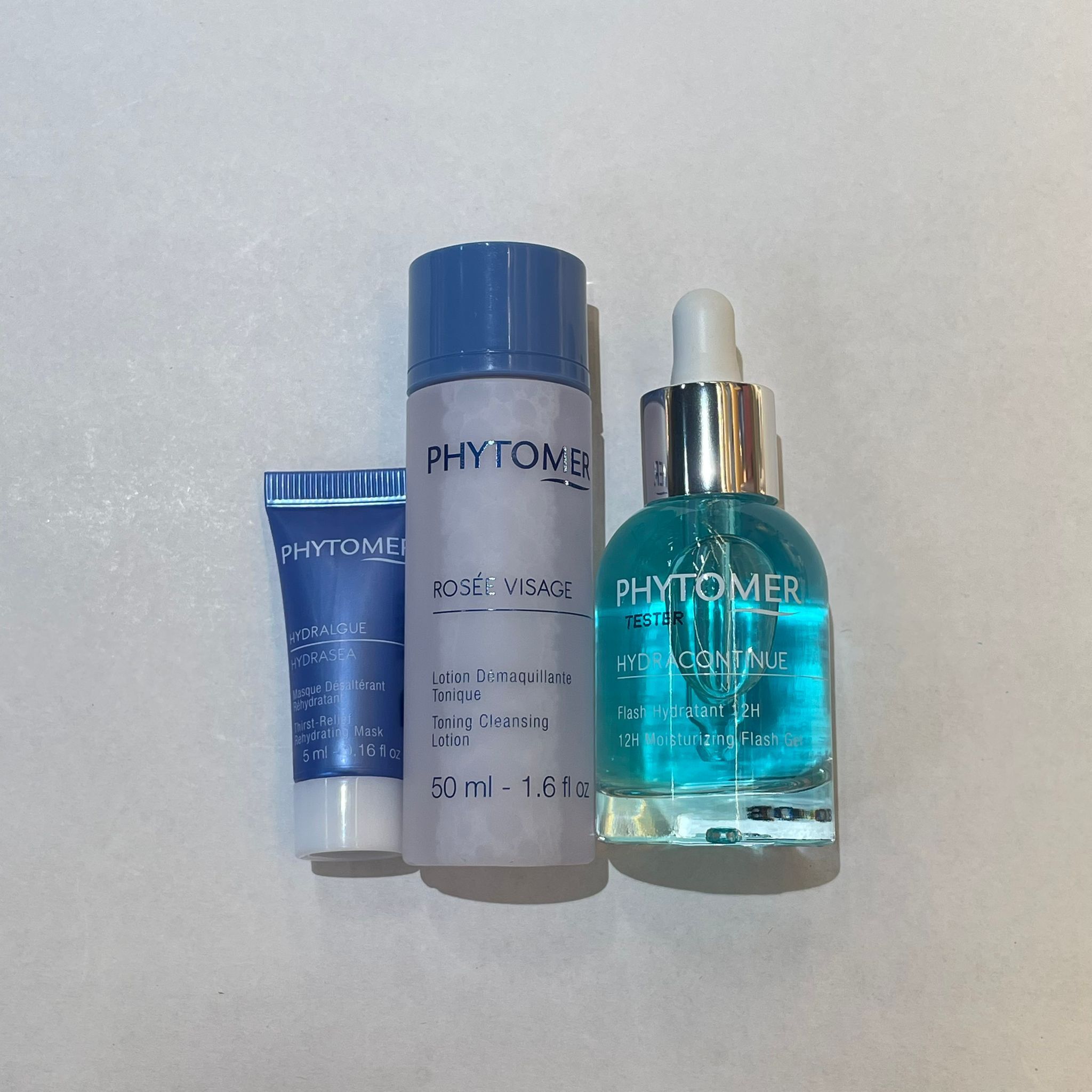 關鍵字A23-Phytomer 12H Moisturizing Gel送玫瑰水 50ml x1+Hydrasea Mask 5ml $350(限20）