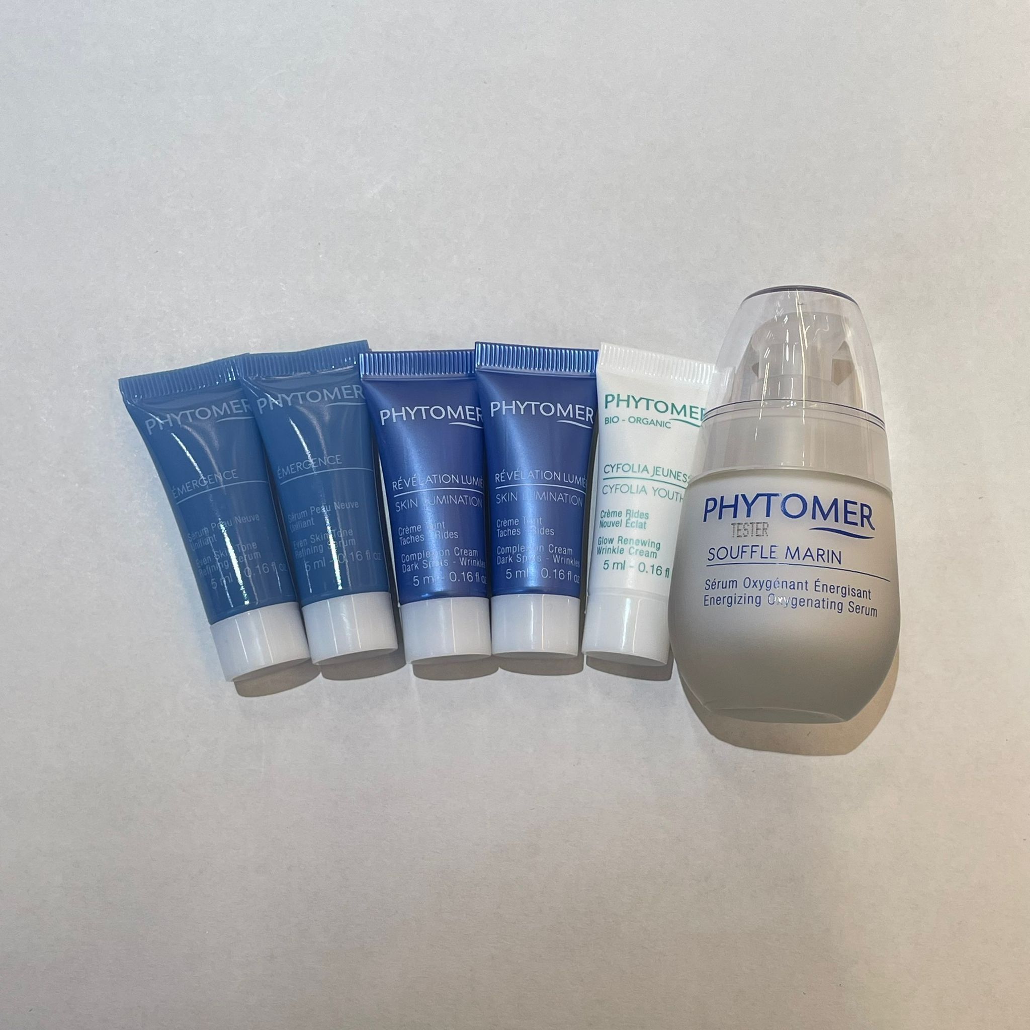 關鍵字A24-Phytomer Energizing Oxygenating Serum送Phytomer Serum+Cream 5ml x5 $360(限20）