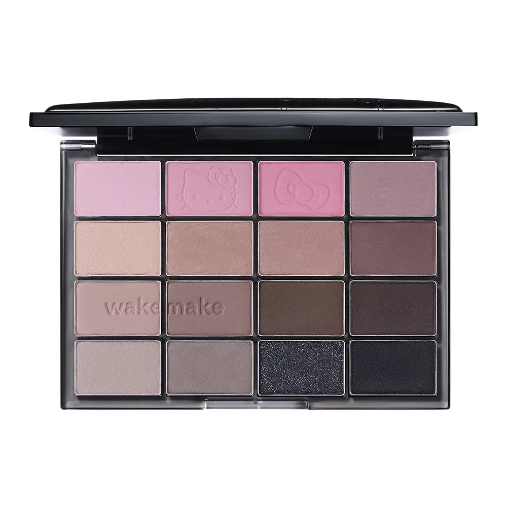 WAKEMAKE x Hello Kitty聯名｜16色眼影盤