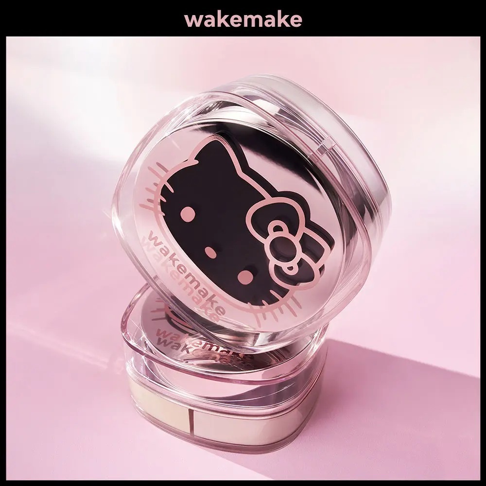 WAKEMAKE x Hello Kitty聯名｜三色蜜粉