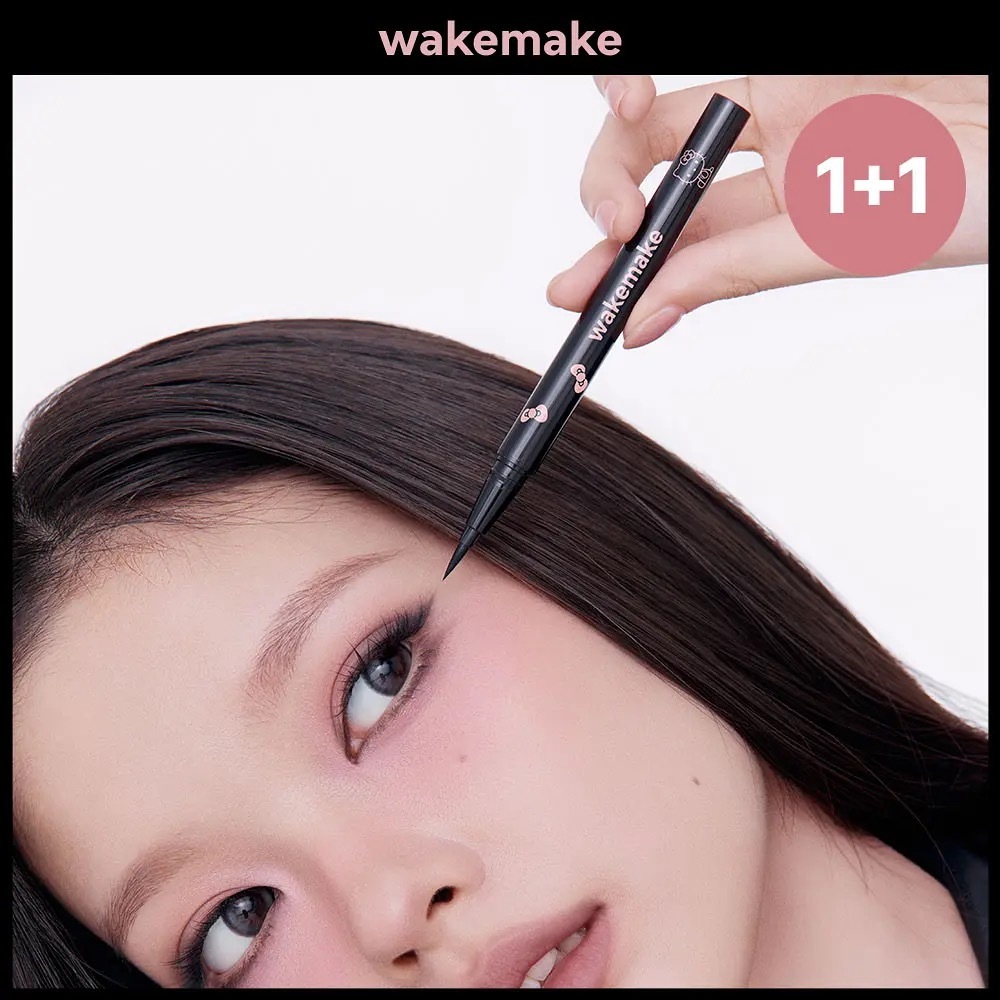 WAKEMAKE x Hello Kitty聯名｜眼線液筆1+1組合