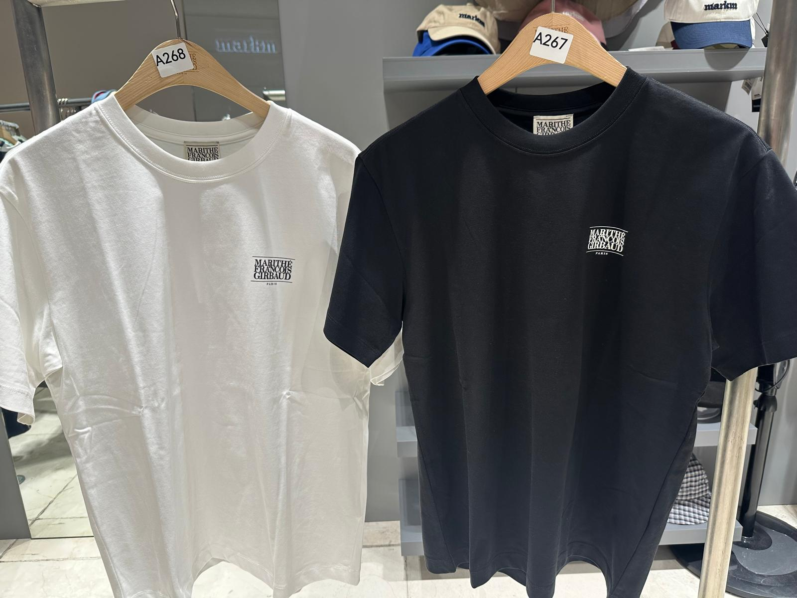 XI267 Marithe 淨色小LOGO短袖TEE