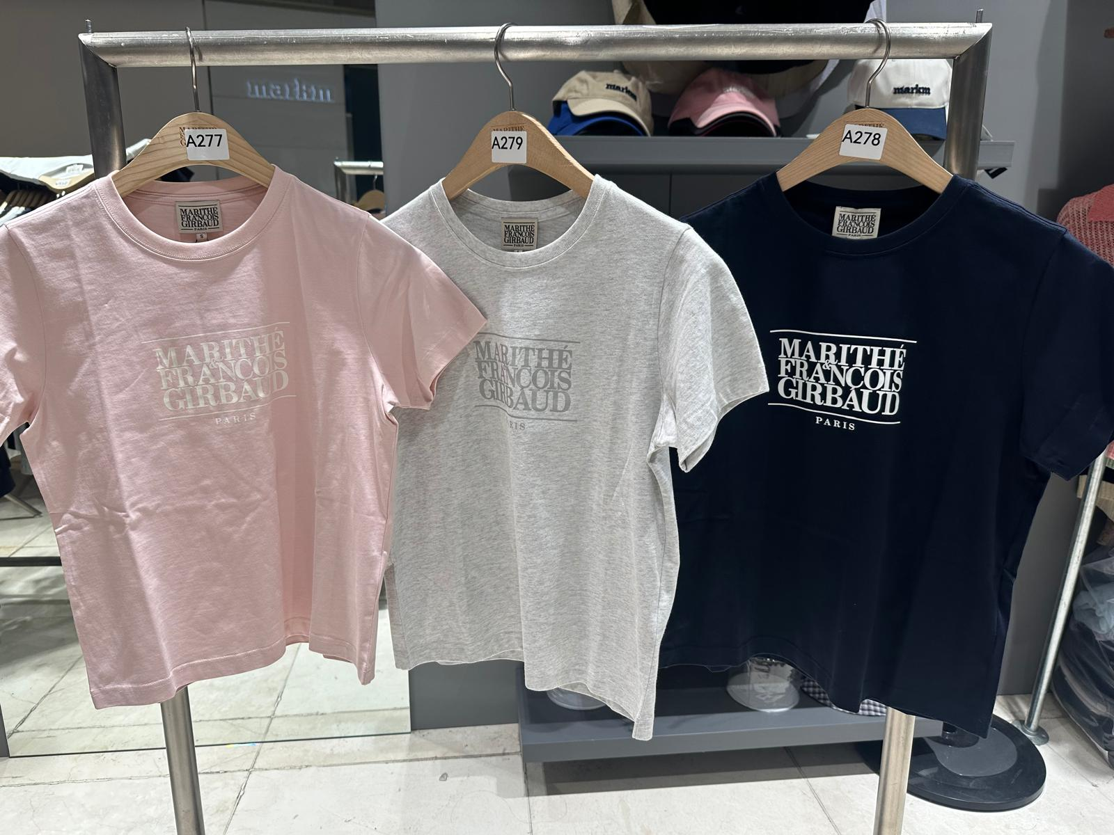 XI275 Marithe 淨色大文字短袖TEE