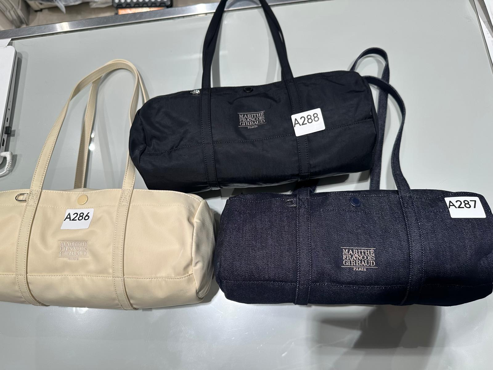 XI286 Marithe 淨色圓桶單肩手挽袋 32X14X13CM