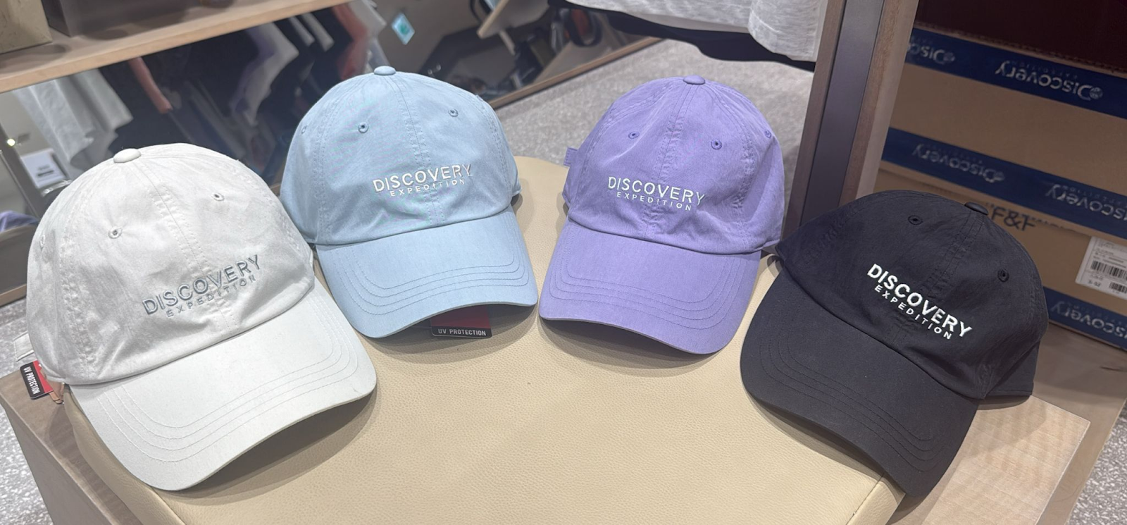 XI196 DISCOVERY 淨色文字CAP帽